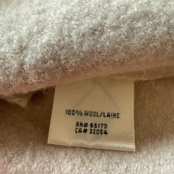 NWT Anthropologie Ivory Wool Alice in Autumn Jacket by Charlie & Robin in Size S - Picture 9 of 10